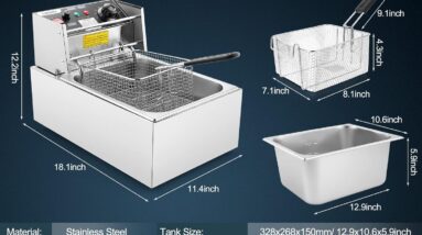 large capacity electric fryer review
