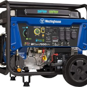 westinghouse outdoor power equipment 9500 peak watt dual fuel home backup portable generator review 1