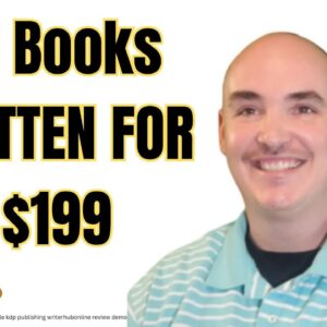 How to Publish 93 Books per Month for 199 - Amazon Kindle kdp publishing writerhubonline review demo