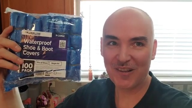 Frontline Shoe Covers Disposable Waterproof Slip Resistance Review Unboxing