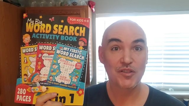 My Big Word Search Activity Book Review Unboxing by SmartyPuzzlers