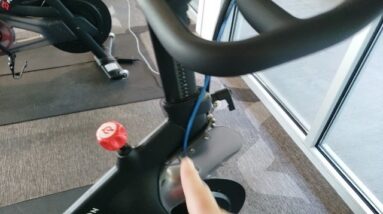 ADJUST EVERYTHING - Review of Peloton Indoor Stationary Bike Review Unboxing Peloton Demo Test