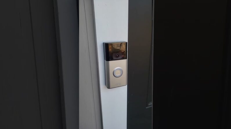 Review of Ring Video Doorbell Satin Nickel Review Unboxing Ring Demo Test
