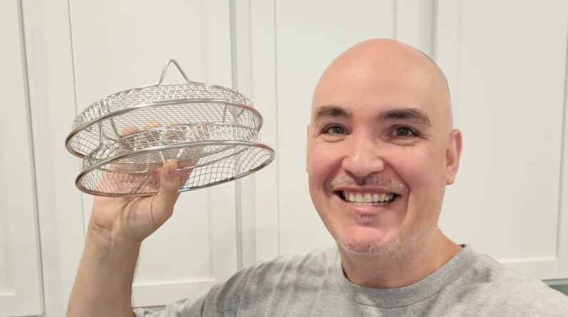 PERFECT-FIT EASY-TO-CLEAN? Geolinhome Dual‑Layer Air Fryer Rack Set Review Unboxing Demo Test