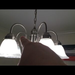 DETAIL - Review of Volume Lighting Chandelier Brushed Nickel Review Unboxing Volume Lighting Demo Te