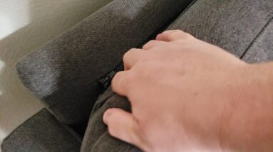 ZIPPERS - Review of Lifestyle Solutions Lexington Loveseat Review Unboxing Studio Living Demo Test