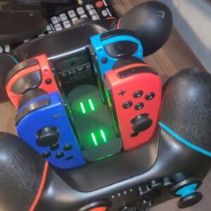 DOESN'T FIT CONTROLLERS TO CHARGE? Pdobq 6-in-1 Switch Controller Charger Dock JoyCon Review Demo