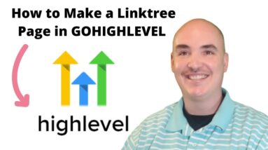 How to Make a Linktree Page in GOHIGHLEVEL - Link Tree Alternatives for tiktok instagram snapchat