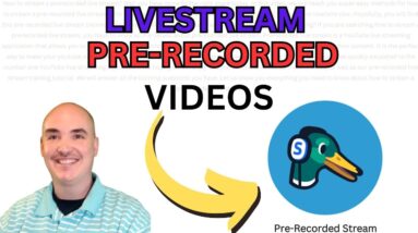 How to do a Pre-Recorded Livestream Vidoes - How To Stream Pre-Recorded Video Streamyard Review 2 How to do a Pre-Recorded Livestream Vidoes - How To Stream Pre-Recorded Video Streamyard Review