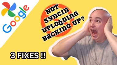 3 Ways to Get Google Photos Backup Restarted Fast - Fix photos not backing up syncing or uploading