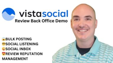 VistaSocial Review Demo Social Media Productivity Walkthrough - Vista Social Appsumo Lifetime Deal