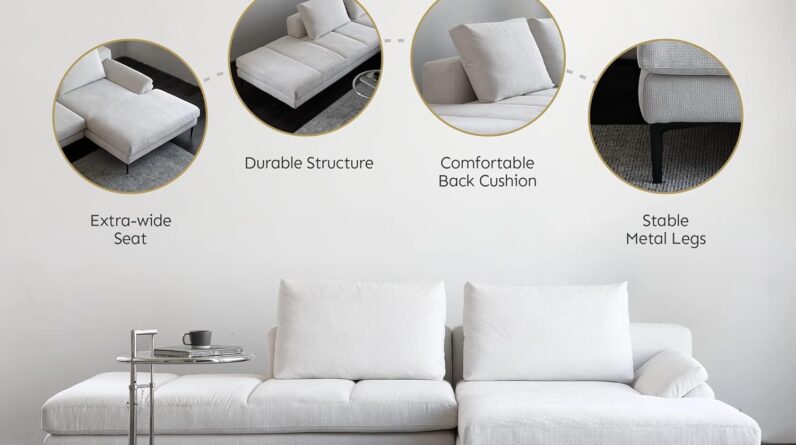 Acanva Luxury L-Shaped Sofa Bed Review 1 acanva luxury l shaped sofa bed review