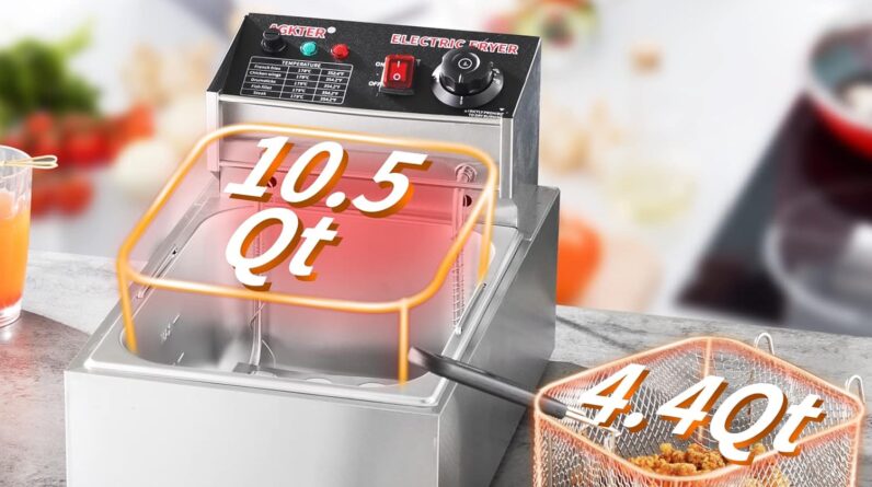 AGKTER Dual Tank Deep Fryer Review 1 agkter dual tank deep fryer review