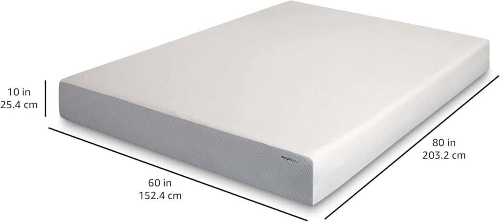 Amazon Basics Memory Foam Mattress, Medium Firm, 12 Inch, California King