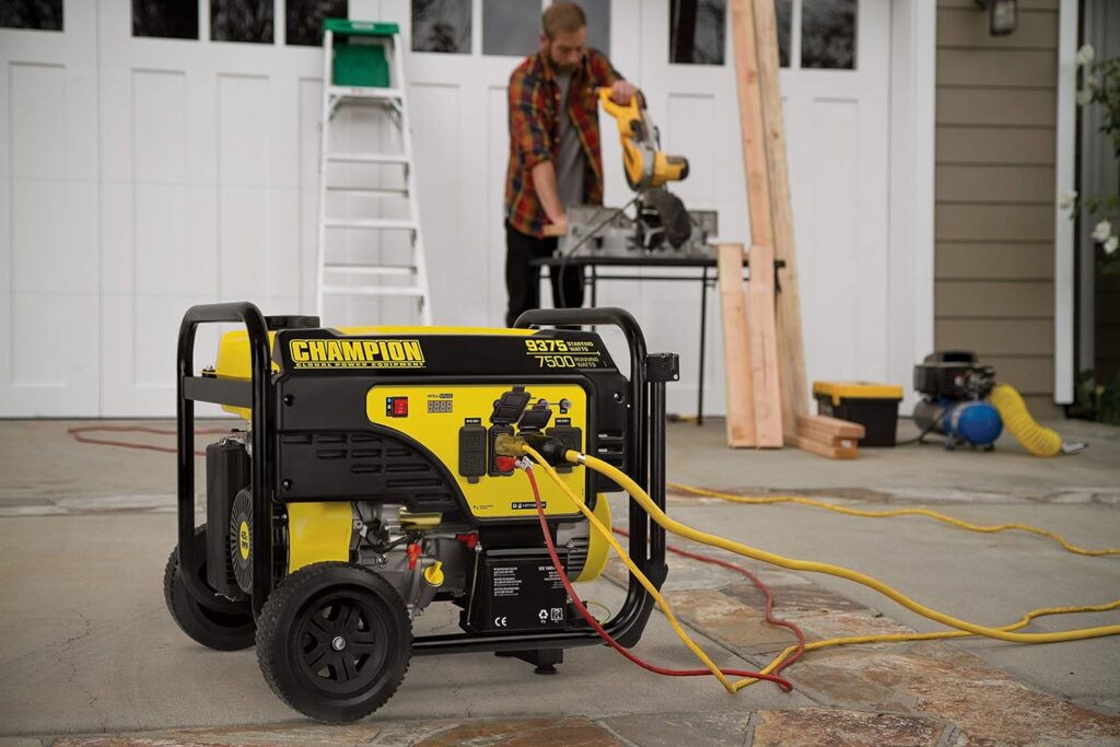 Champion Power Equipment 100813 9375/7500-Watt Portable Generator with Electric Start