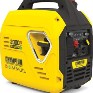 champion power equipment 100900 2000 watt dual fuel inverter generator review