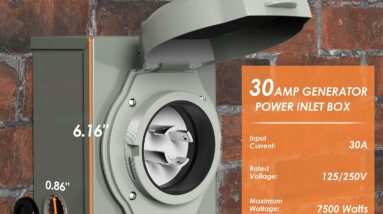 CircleCord 30 Amp 4 Prong Generator Power Inlet Box Review 2 circlecord 30 amp 4 prong generator power inlet box review