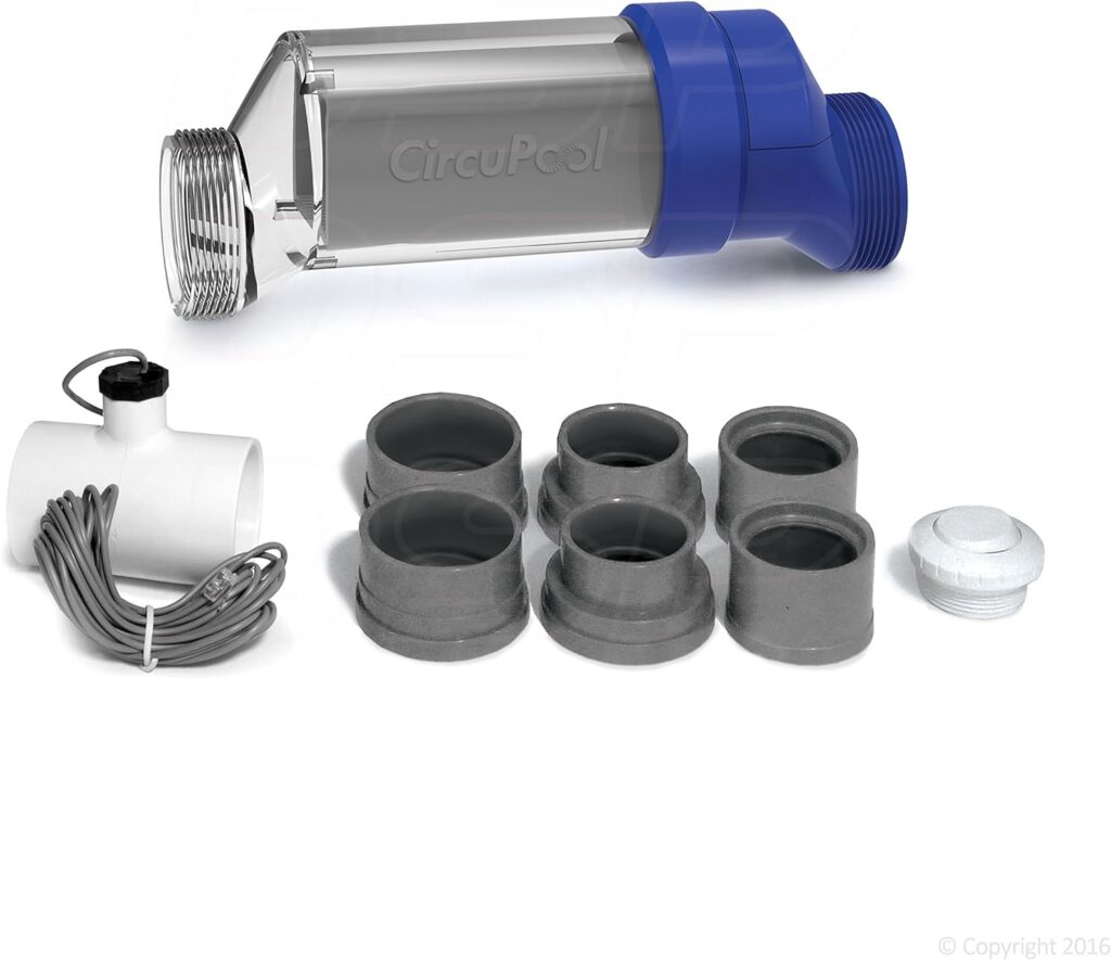 CircuPool RJ45+ Complete Salt Water Chlorination System for Swimming Pools | Titanium Cell  7 Year Manufacturer Warranty | No DIY Install Penalty. CircuPool RJ45+ Complete Salt Water Chlorination System for Swimming Pools | Titanium Cell  7 Year Manufacturer Warranty | No DIY Install Penalty.