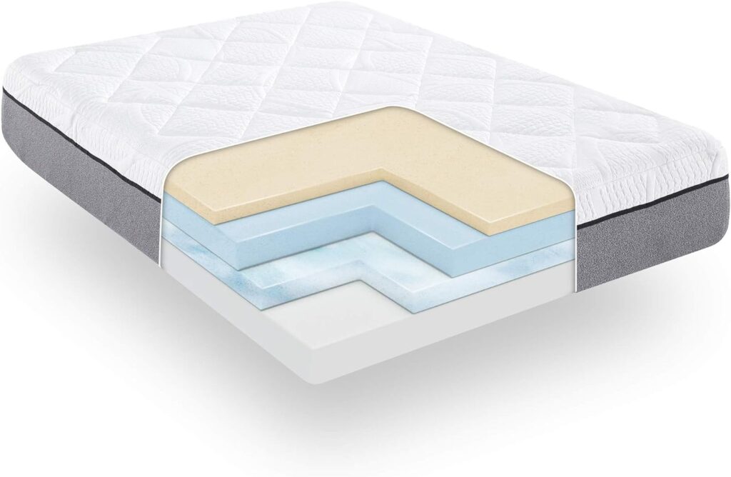 Classic Brands Cool Gel Quilted Memory Foam 14-Inch Mattress | CertiPUR-US Certified | Bed-in-a-Box, Full