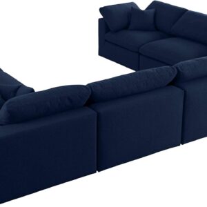 comfortable navy sectional review