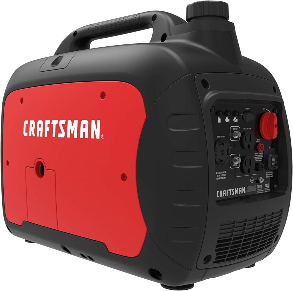 Craftsman C0010030 3,000-Watt Gas-Powered Portable Generator - Reliable  Versatile - Quiet Operation - Ideal for Outdoor Activities - Powered by Generac - 50 State/CARB Compliant Craftsman C0010030 3,000-Watt Gas-Powered Portable Generator - Reliable  Versatile - Quiet Operation - Ideal for Outdoor Activities - Powered by Generac - 50 State/CARB Compliant