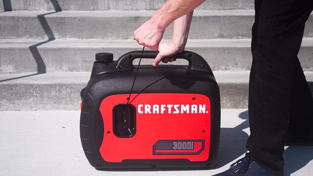 Craftsman C0010030 3,000-Watt Gas-Powered Portable Generator - Reliable  Versatile - Quiet Operation - Ideal for Outdoor Activities - Powered by Generac - 50 State/CARB Compliant Craftsman C0010030 3,000-Watt Gas-Powered Portable Generator - Reliable  Versatile - Quiet Operation - Ideal for Outdoor Activities - Powered by Generac - 50 State/CARB Compliant