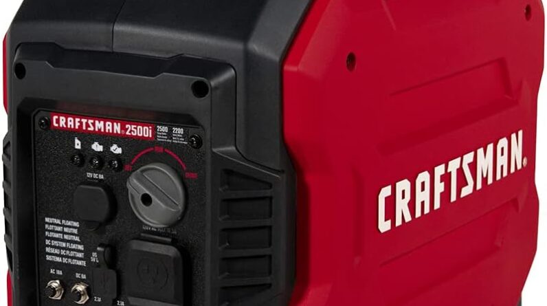 craftsman c0010250 2500 watt gas portable generator review 1