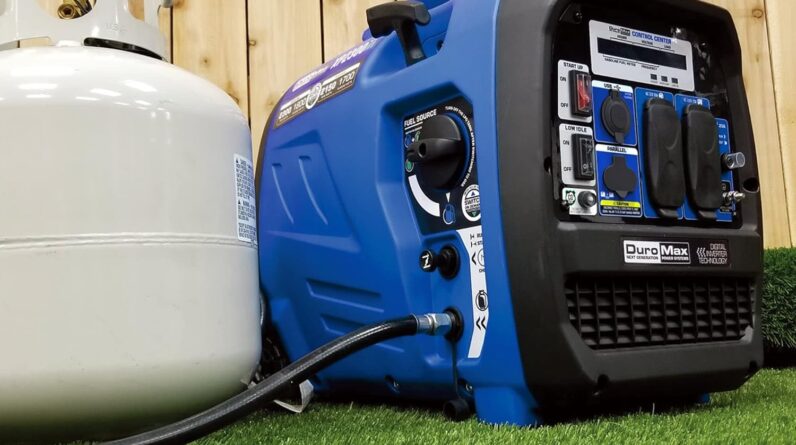 duromax xp2300ih 2300 watt 80cc dual fuel digital inverter hybrid portable generator blue review