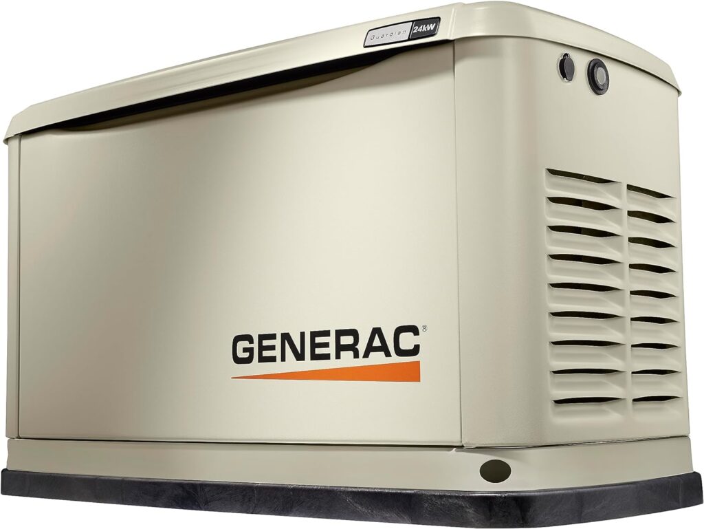 Generac 7209 24kW Air Cooled Guardian Series Home Standby Generator - Comprehensive Protection - Smart Controls - Versatile Power - Wi-Fi Connectivity - Real-Time Updates Generac 7209 24kW Air Cooled Guardian Series Home Standby Generator - Comprehensive Protection - Smart Controls - Versatile Power - Wi-Fi Connectivity - Real-Time Updates