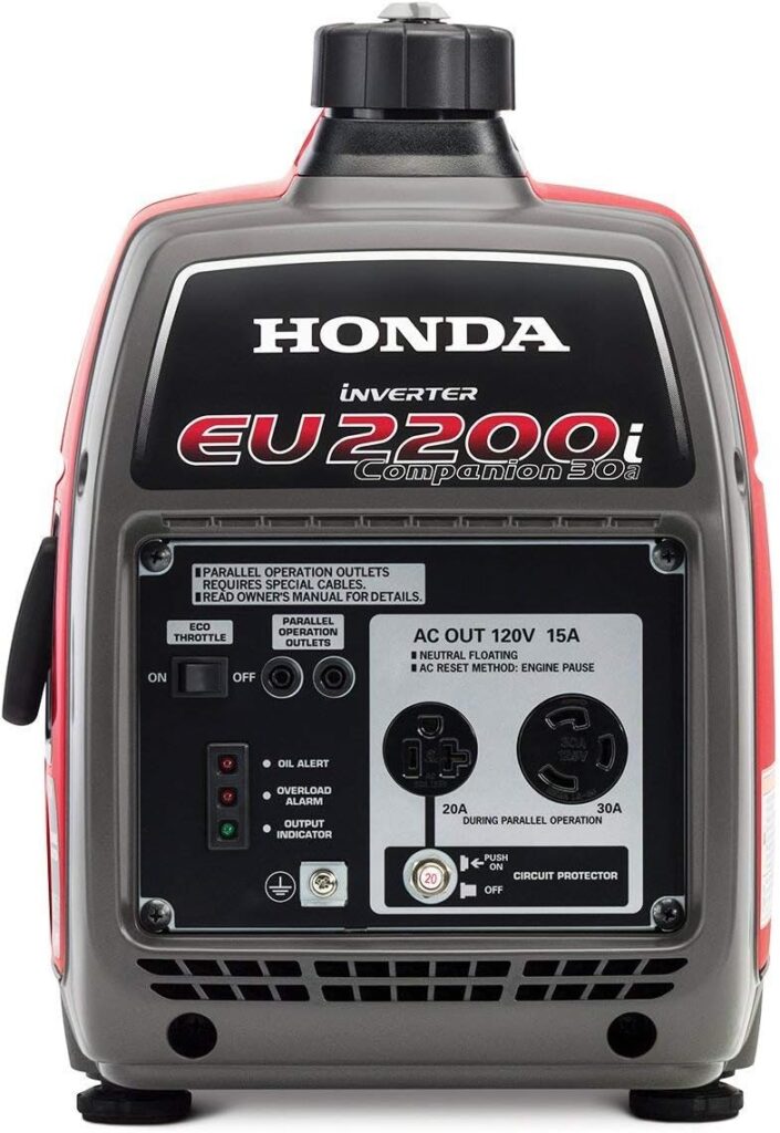 Honda EU2200IC 2200-Watt Companion Super Quiet Portable Inverter Generator