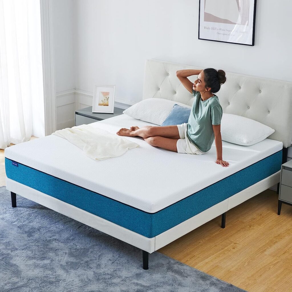 IYEE NATURE King Mattress, 14 inch Gel Memory Foam King Mattress in a Box, with CertiPUR-US Beds Mattresses Medium Firm Foam Mattress for Sleep Mattress King Size 76 * 80 * 14 inch ASIN: B08YKKSV67