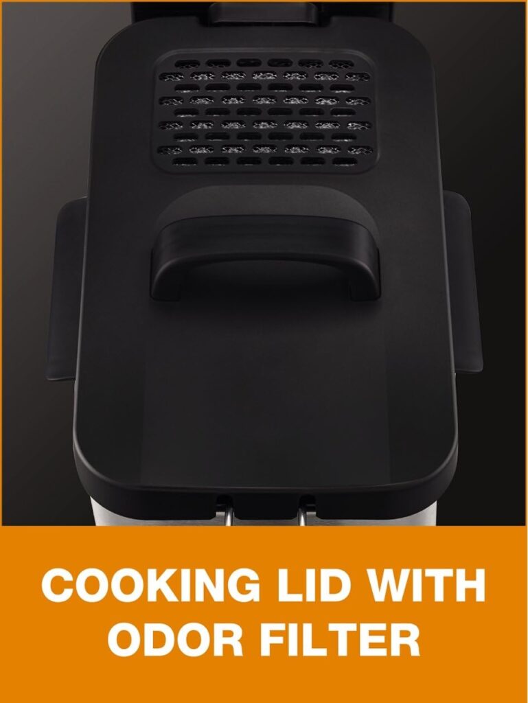 Krups KJ33 Easy Pro 2.5 L Deep-Fryer with Snack Accessory with Food Presets and Timer, Stainless Steel Krups KJ33 Easy Pro 2.5 L Deep-Fryer with Snack Accessory with Food Presets and Timer, Stainless Steel