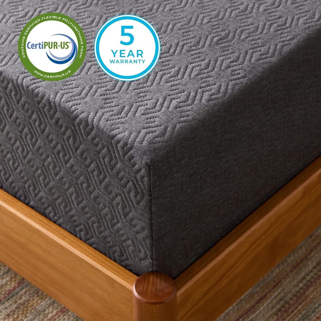 Linenspa 12 Inch Gel Memory Foam Mattress, Plush, Queen