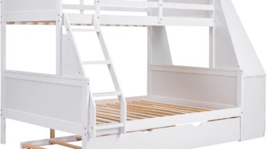 MACHOME Stairway Bunk Bed Review 2 machome stairway bunk bed review
