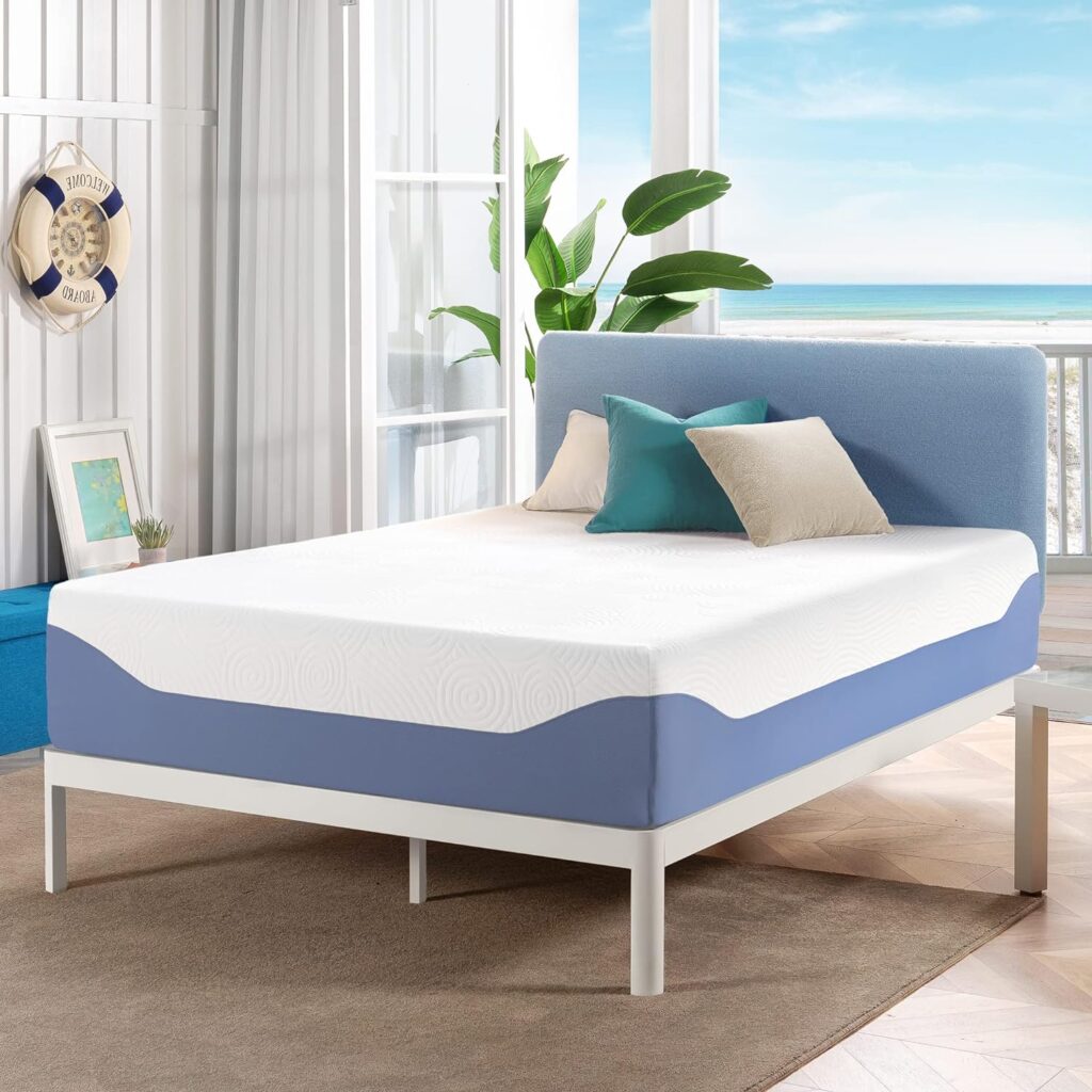 Mellow 14 Inch Cooling Gel-Infused Memory Foam Bed Mattress, Medium Firm Sleep and Breathable Fabric Cover, Twin, Mattress in A Box : Home  Kitchen