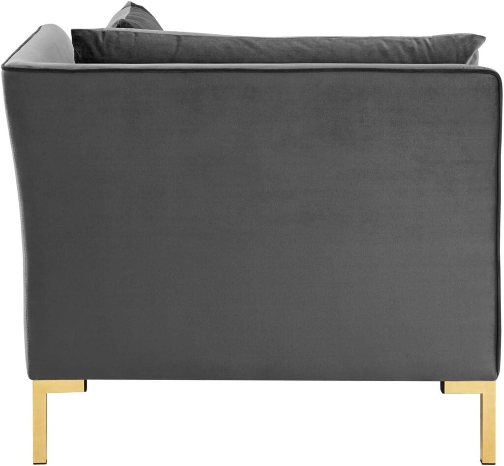 Modway Ardent Performance Velvet Sectional Sofa, 7-Piece Set, Pink