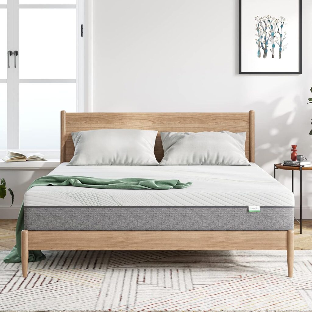 Novilla California King Size Mattress, 10-Inch Gel Memory Foam Mattress for Cool Sleep, Pressure Relieving, Matrress-in-a-Box, CertiPUR-US Certified, Medium Plush