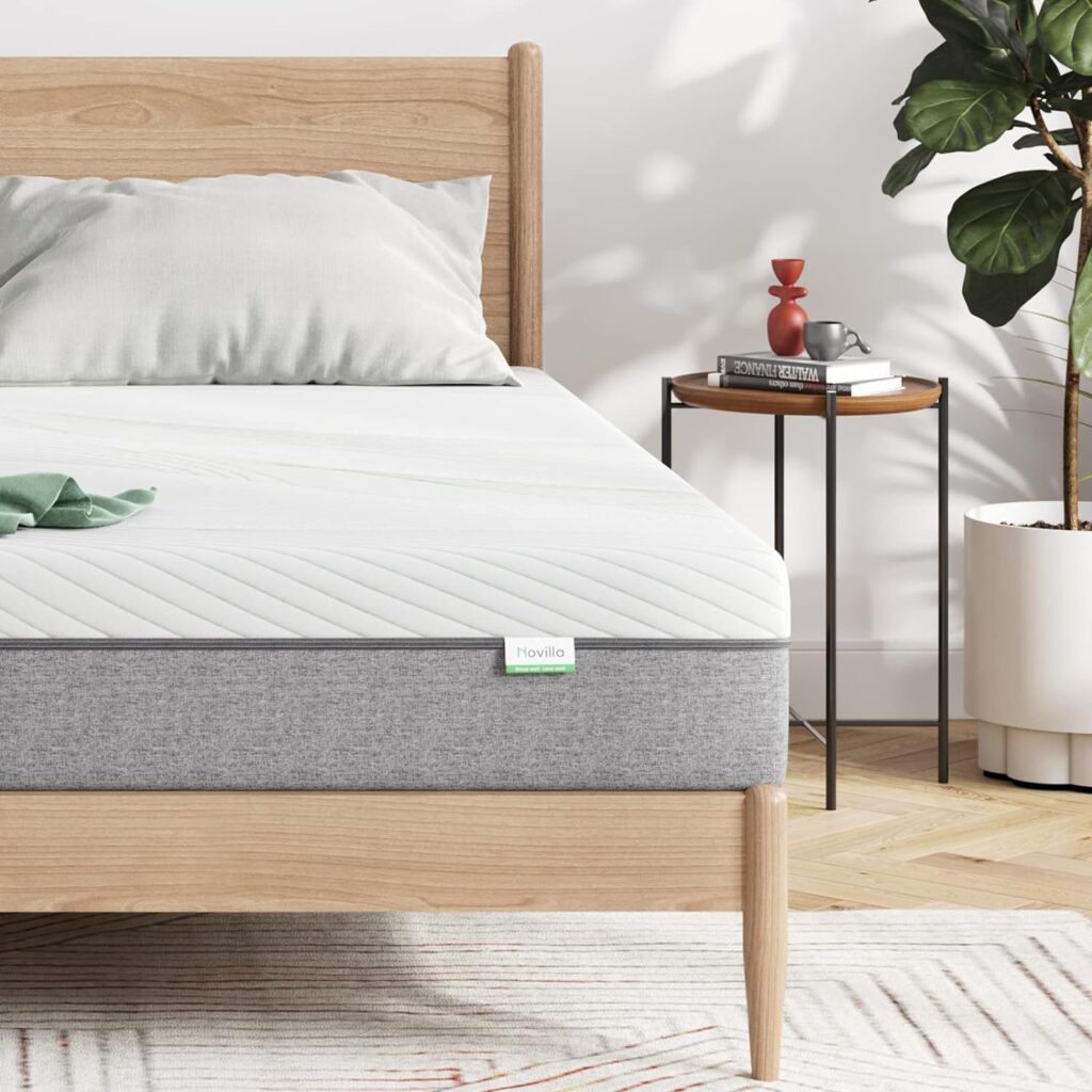 Novilla California King Size Mattress, 10-Inch Gel Memory Foam Mattress for Cool Sleep, Pressure Relieving, Matrress-in-a-Box, CertiPUR-US Certified, Medium Plush