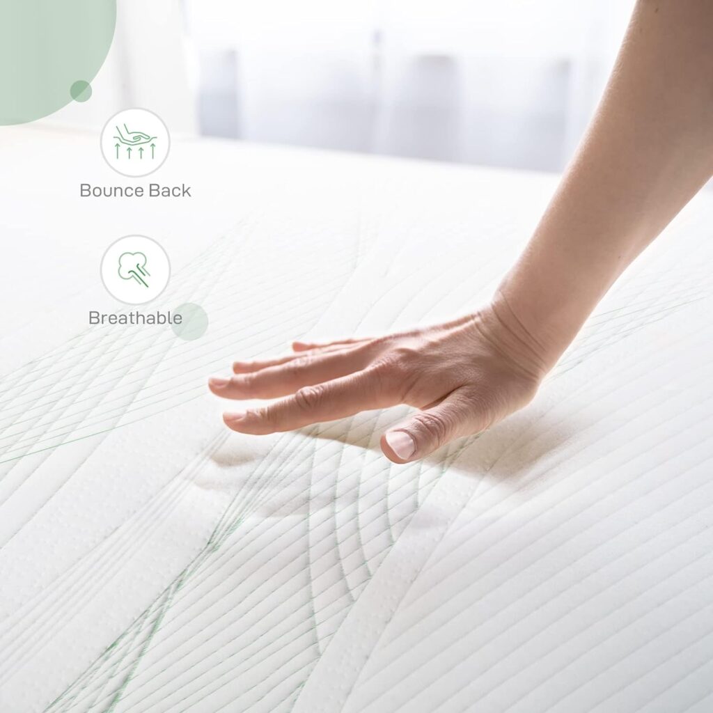 Novilla California King Size Mattress, 10-Inch Gel Memory Foam Mattress for Cool Sleep, Pressure Relieving, Matrress-in-a-Box, CertiPUR-US Certified, Medium Plush