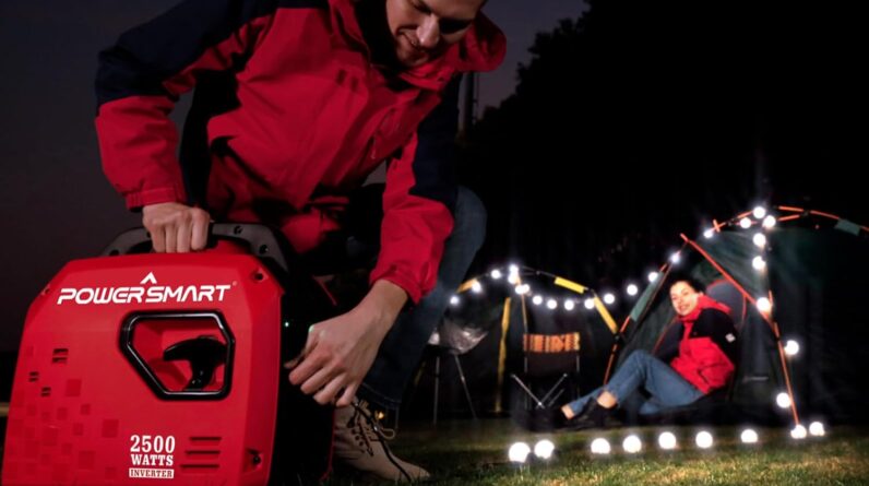 powersmart 2500 watt portable gas inverter generator review