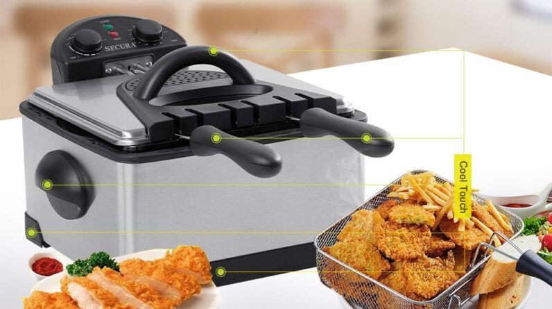 secura 1700 watt stainless steel triple basket electric deep fryer review