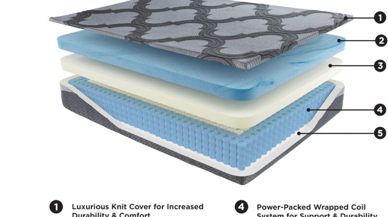 signature design by ashley ashley hybrid 14 inch medium mattress queen review