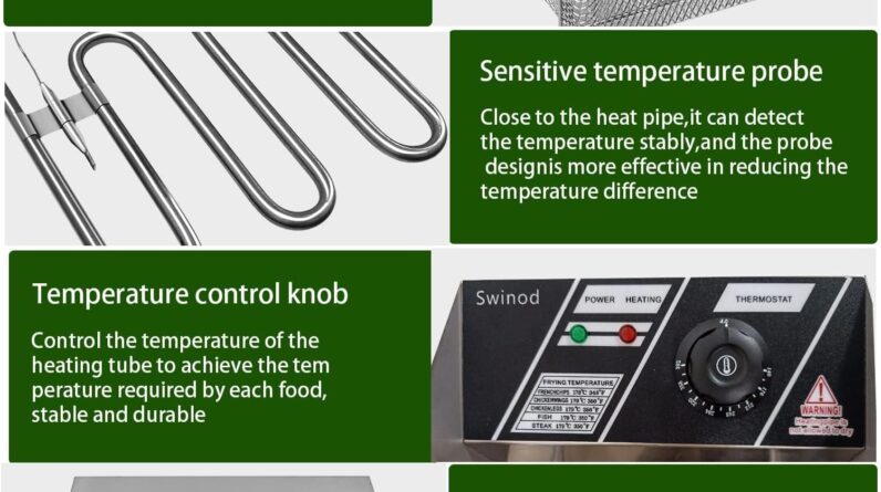 swinod commercial deep fryer review