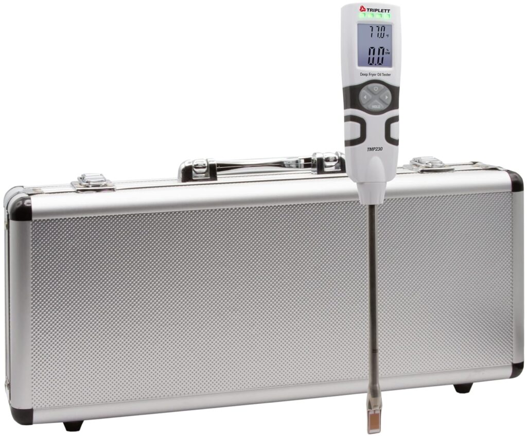Triplett TMP230 Deep Fryer Oil Tester - Simultaneously Displays Temperature and TPM (Total Polar Materials) Triplett TMP230 Deep Fryer Oil Tester - Simultaneously Displays Temperature and TPM (Total Polar Materials)