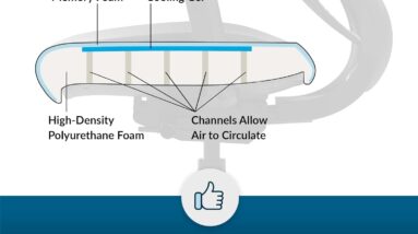 Vari Performance Task Chair (VariDesk) - Adjustable Computer Chair with Molded Seat Cushion, Breathable Mesh, and Lumbar Support - Easy Assembly Ergonomic Chair for Home, Office, or Gaming (Black) Review 14 vari performance task chair varidesk adjustable computer chair with molded seat cushion breathable mesh and lumbar suppo