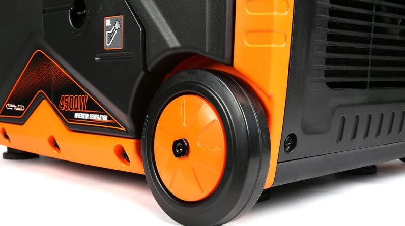 wen df450i super quiet 4500 watt dual rv ready portable inverter generator review
