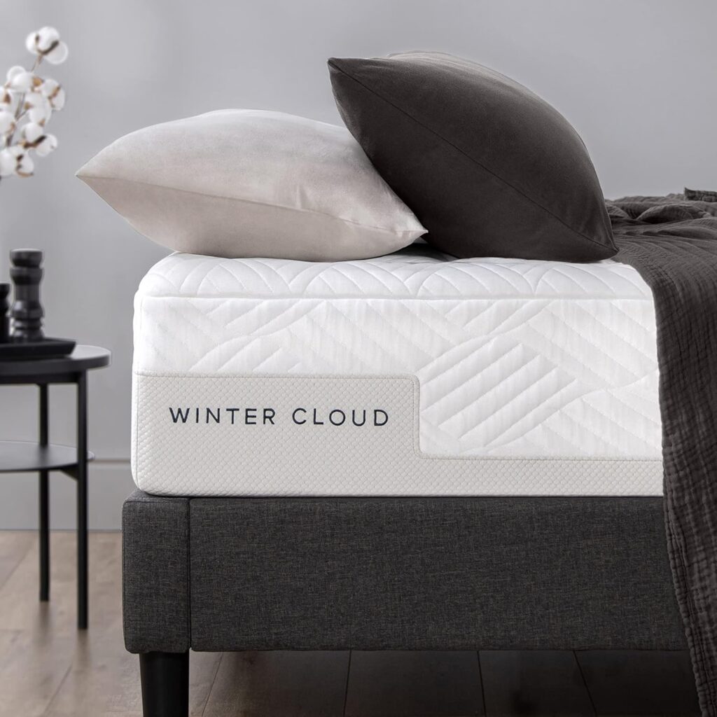 Zinus 12 Inch Winter Cloud Memory Foam Mattress/Pressure Relieving/CertiPUR-US Certified/Bed-in-a-Box/All-New/Made in USA, Full, White Zinus 12 Inch Winter Cloud Memory Foam Mattress/Pressure Relieving/CertiPUR-US Certified/Bed-in-a-Box/All-New/Made in USA, Full, White