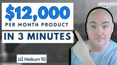 How To Find Amazon FBA Products Fast Using Helium10 Low Competition Profitable Product Research Demo