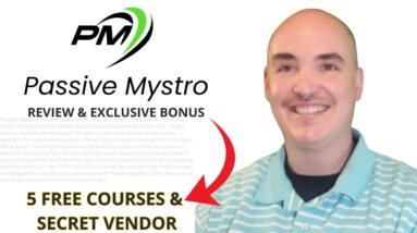Passive Mystro Review Back Office Demo Walkthrough - PassiveMystro Bonus Exclusive by Fergal Downes