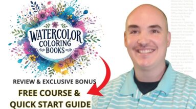 Watercolor Coloring Books Review Bonus - Watercolor Coloring Books Real User Back Office Walkthrough